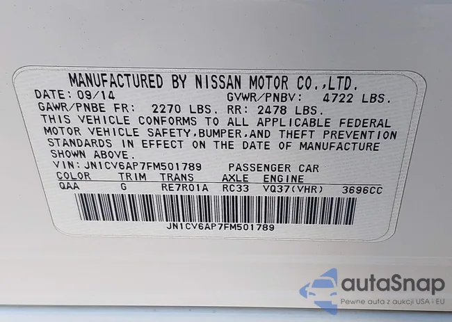 JN1CV6AP7FM501789: 44198416