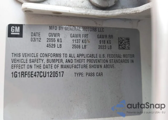 1G1RF6E47CU120517: 44198583