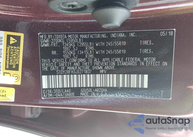 5TDYZRFH3JS271837: 44198764