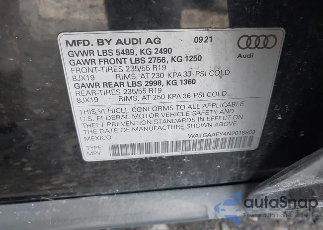 WA1GAAFY4N2018859: 44198795