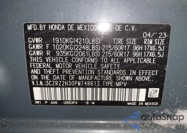 3CZRZ2H30PM748613: 44198894