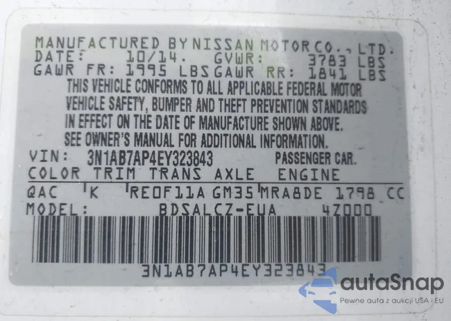 3N1AB7AP4EY323843: 44198019