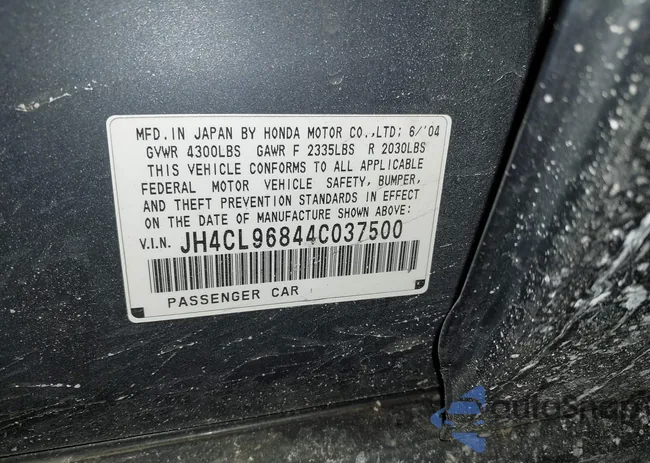 JH4CL96844C037500: 44198217