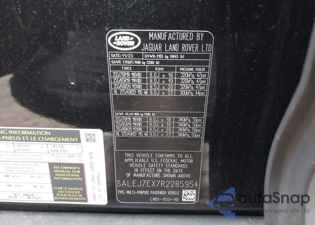 SALEJ7EX7R2285954: 44198279