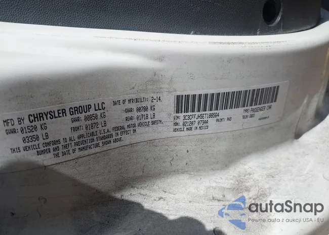 3C3CFFJH5ET188564: 44198280