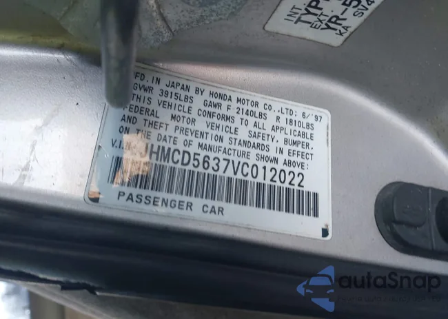 JHMCD5637VC012022: 44199417