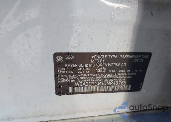 WBA3C1G53DNR48765: 44199438