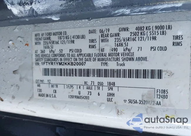 1FTYR1YM2KKB20007: 44199474