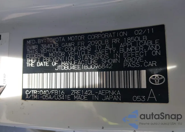 JTDBU4EE1BJ096842: 44199476