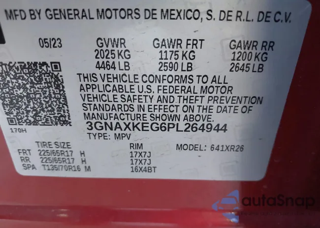 3GNAXKEG6PL264944: 44199603