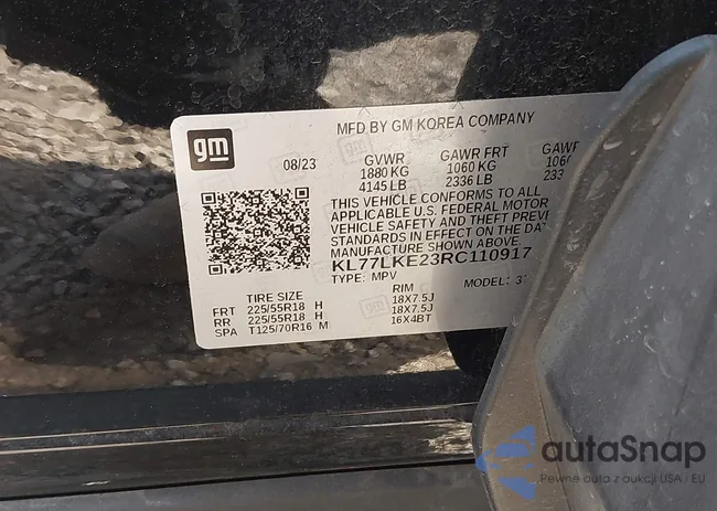 KL77LKE23RC110917: 44199777