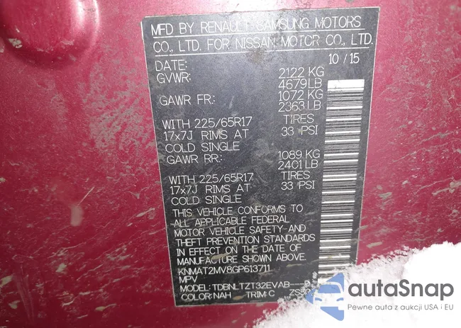 KNMAT2MV8GP613711: 44199779