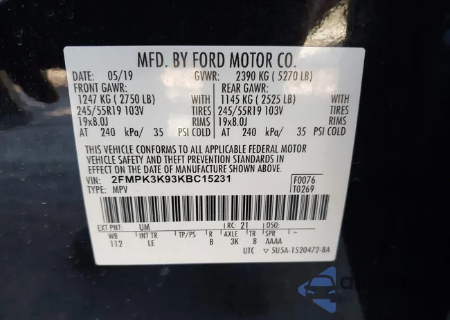 2FMPK3K93KBC15231: 44199784