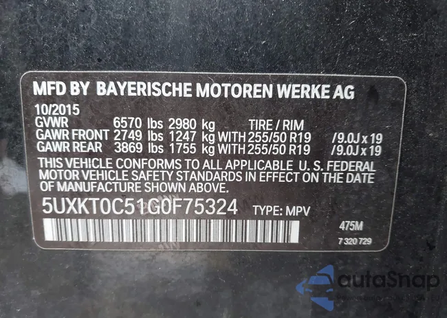 5UXKT0C51G0F75324: 44199795