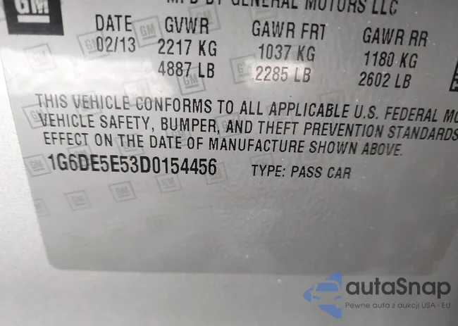 1G6DE5E53D0154456: 44199837