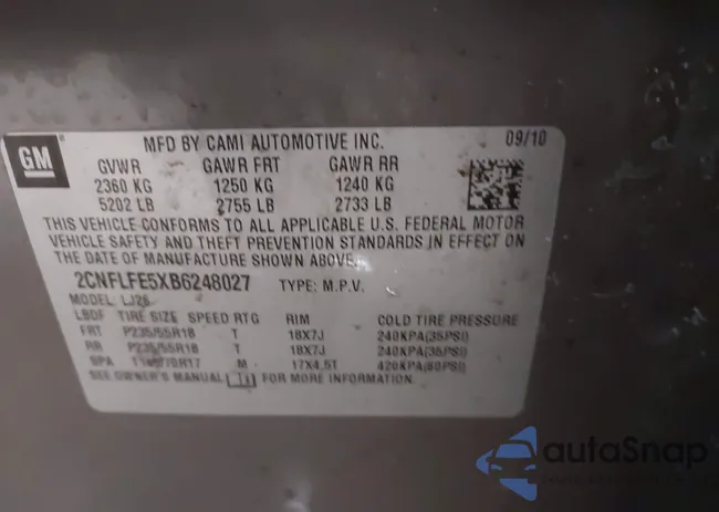 2CNFLFE5XB6248027: 44199892