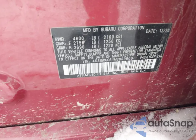 4S3BWAC61M3009808: 44199907