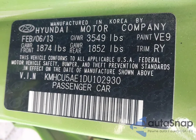 KMHCU5AE1DU102930: 44199985