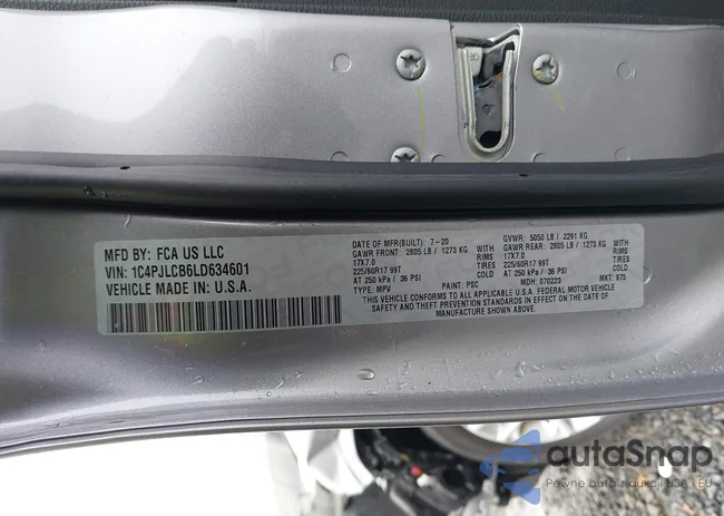 1C4PJLCB6LD634601: 44199065