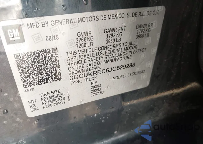 3GCUKREC6JG529288: 44199098