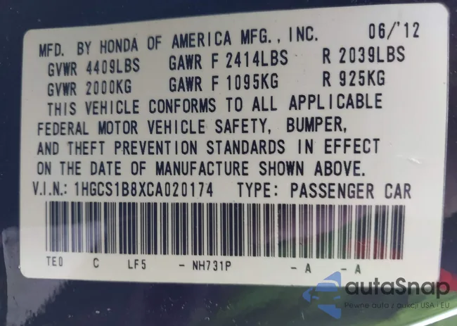 1HGCS1B8XCA020174: 44199123