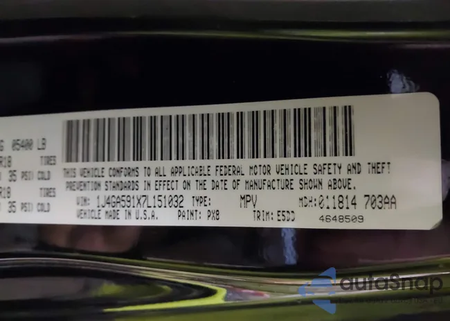 1J4GA591X7L151032: 44199199