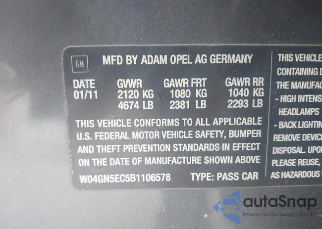 W04GN5EC5B1106578: 44199374