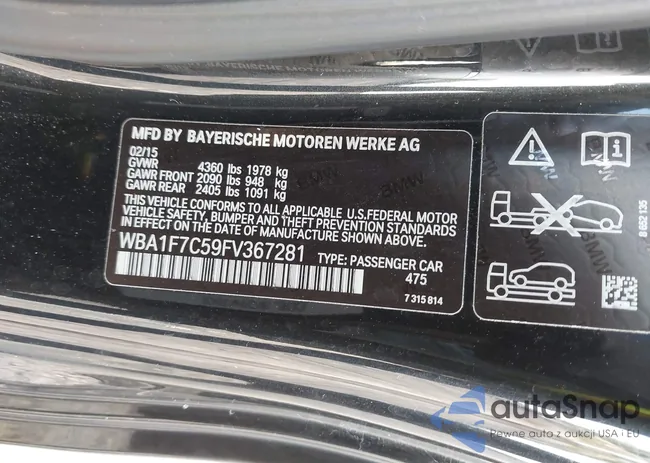 WBA1F7C59FV367281: 44200565