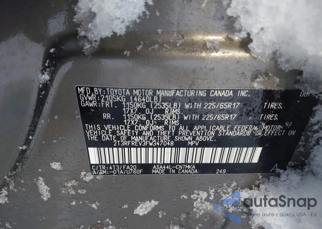 2T3RFREV3FW347048: 44200607