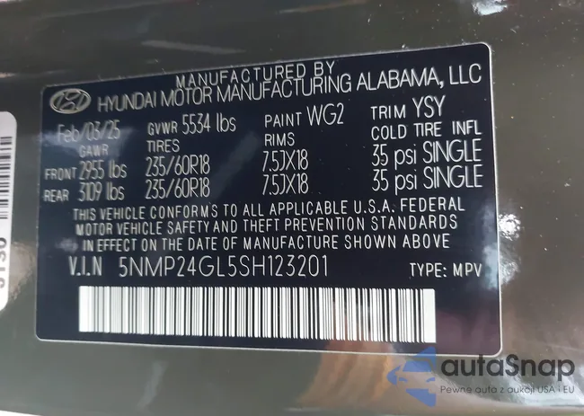 5NMP24GL5SH123201: 44200612