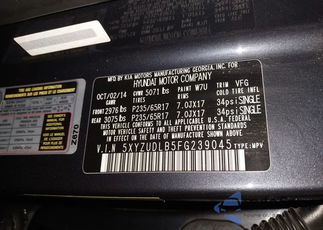 5XYZUDLB5FG239045: 44200624