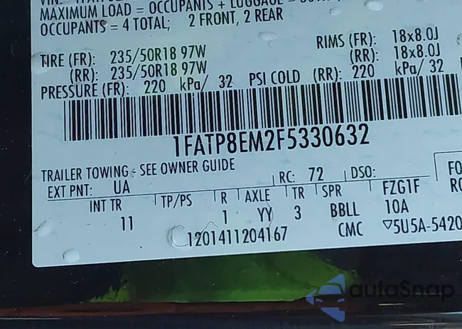 1FATP8EM2F5330632: 44200795
