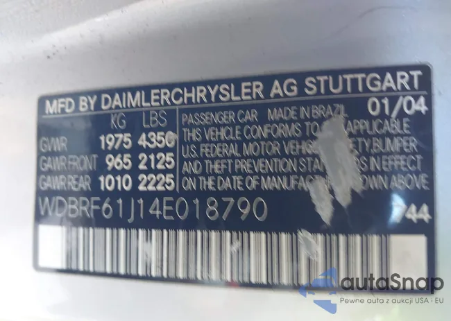 WDBRF61J14E018790: 44200824