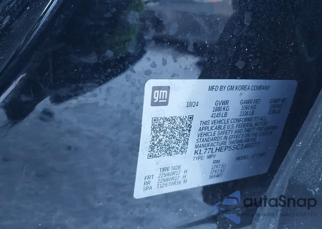 KL77LHEP5SC146077: 44200825