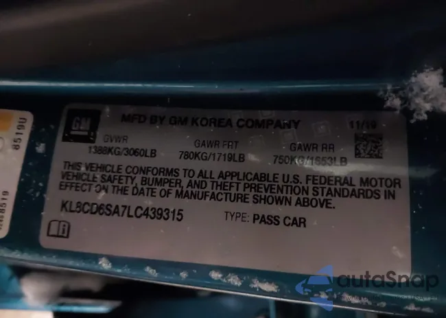 KL8CD6SA7LC439315: 44200832