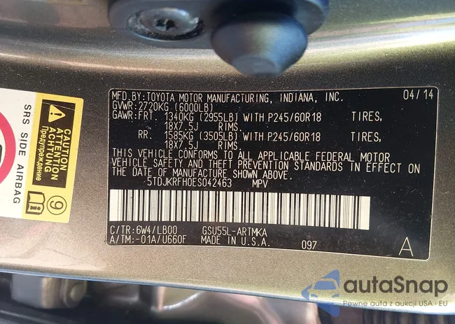 5TDJKRFH0ES042463: 44200841