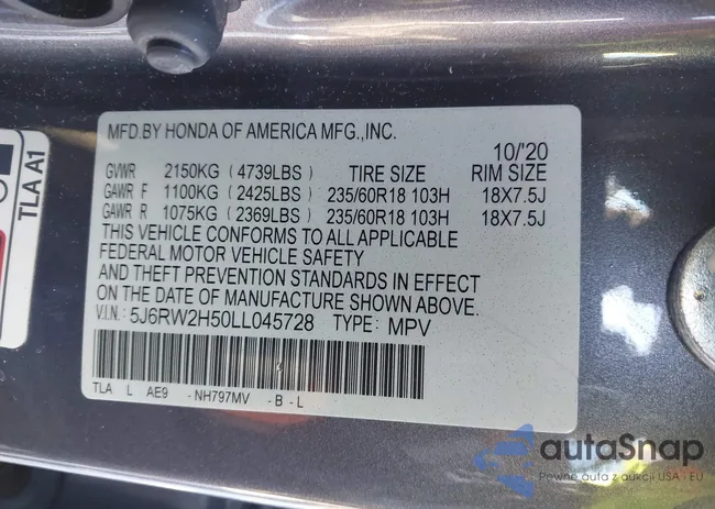 5J6RW2H50LL045728: 44200914