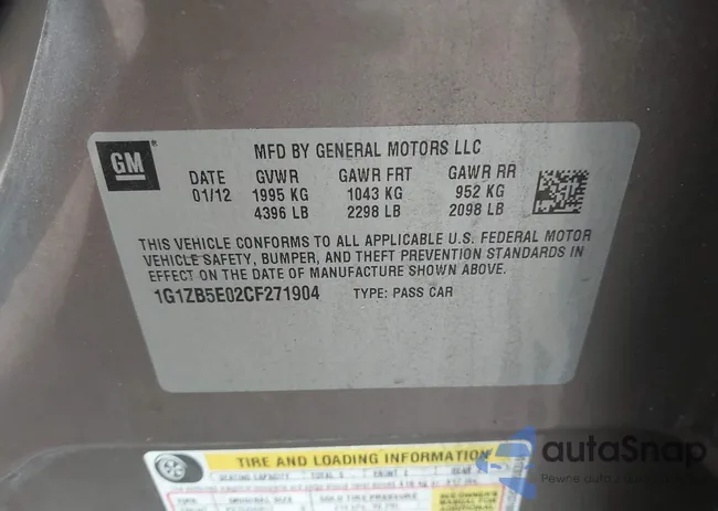 1G1ZB5E02CF271904: 44200940