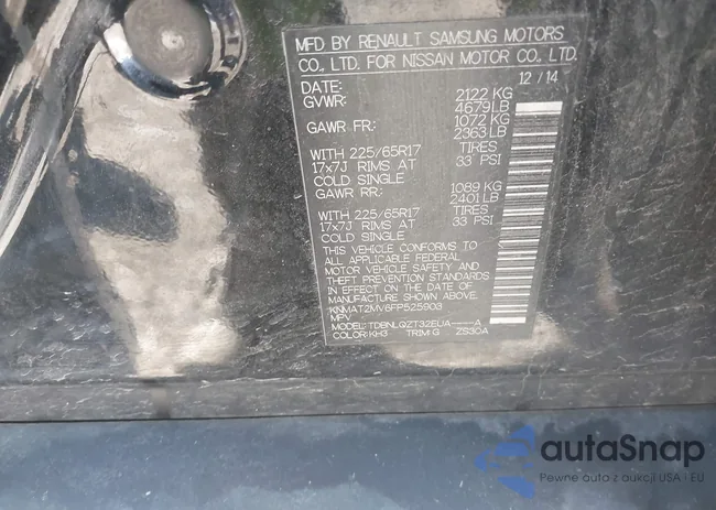 KNMAT2MV6FP525903: 44200956