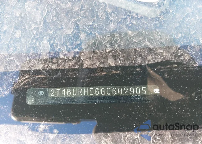 2T1BURHE6GC602905: 44200974