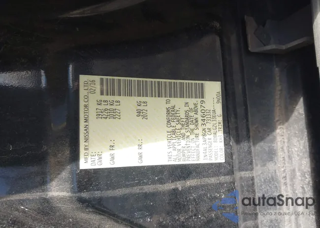 1N4AL3AP8GN346079: 44200979