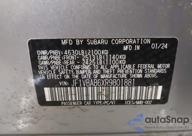 JF1VBAB6XR9801881: 44200084
