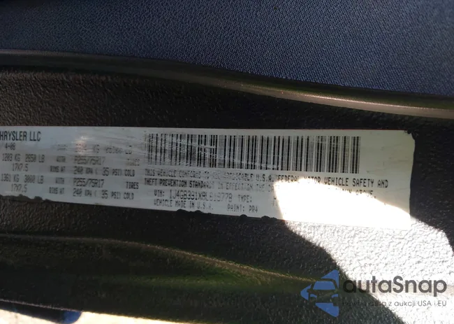 1J4GB391X8L619778: 44200110