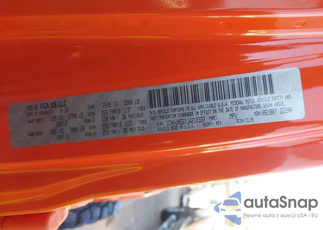 1C4HJXEG1JW212337: 44200143