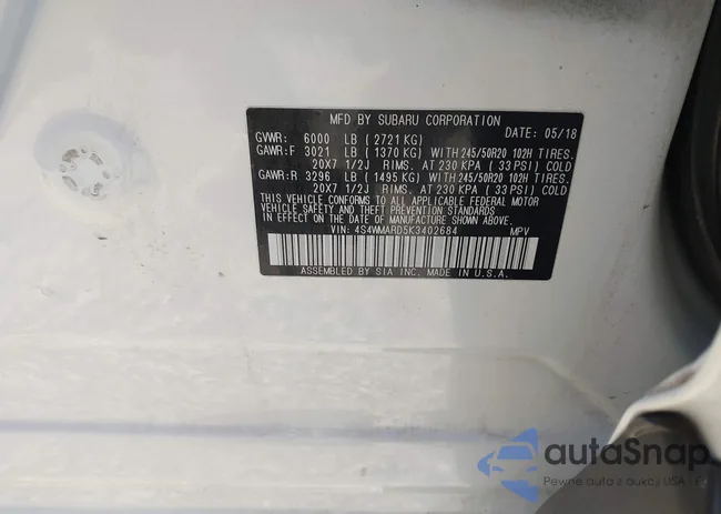 4S4WMARD5K3402684: 44201412