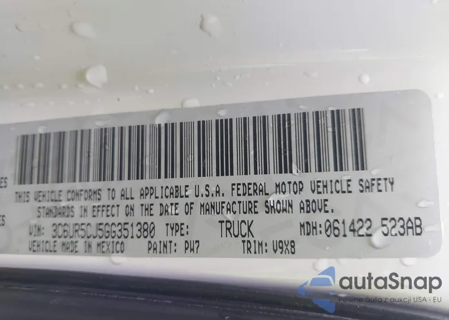 3C6UR5CJ5GG351380: 44201501