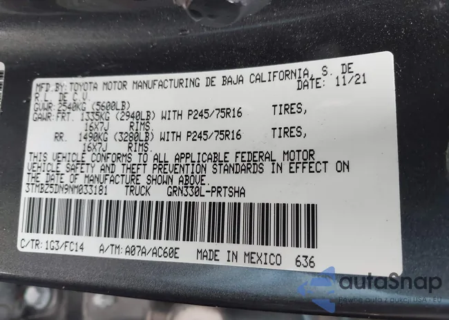 3TMBZ5DN9NM033181: 44201579