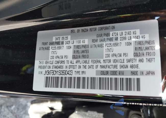 JM3KFBCM1S0690403: 44201617