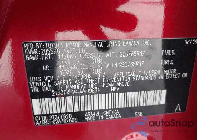 2T3ZFREV4JW499834: 44201736