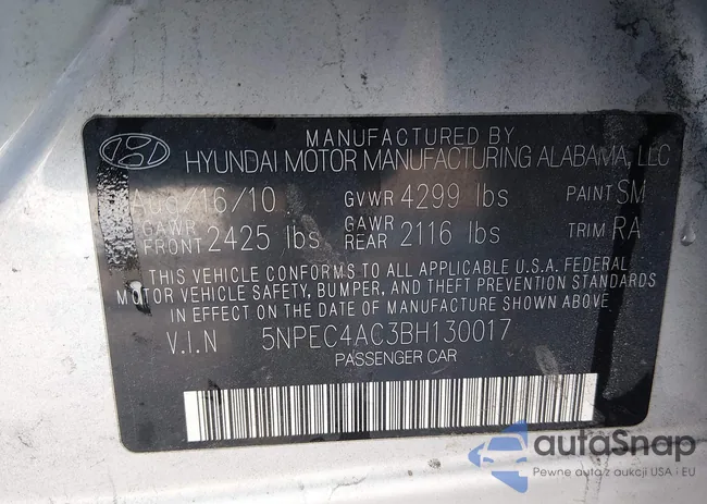 5NPEC4AC3BH130017: 44201767